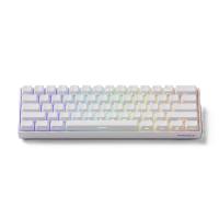 AKKO MONSGEEK FUN60 Pro Shine-Through White Hall Effect Manyetik Switch 8K Hz ARGB Kablosuz Hotswap Mekanik Gaming Klavye