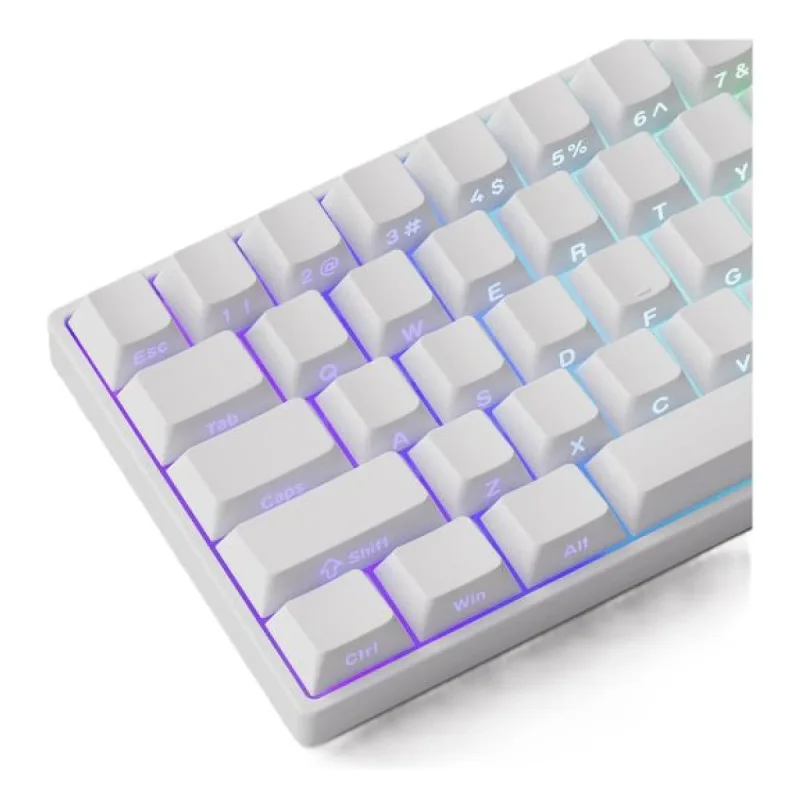 AKKO MONSGEEK FUN60 Pro Shine-Through White Hall Effect Manyetik Switch 8K Hz ARGB Kablosuz Hotswap Mekanik Gaming Klavye