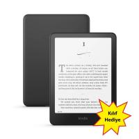 AMAZON KİNDLE 7″ PAPERWHİTE 12.NESİL 2024 E-KİTAP OKUYUCU 16GB REKLAMSIZ SİYAH + KILIF HEDİYE