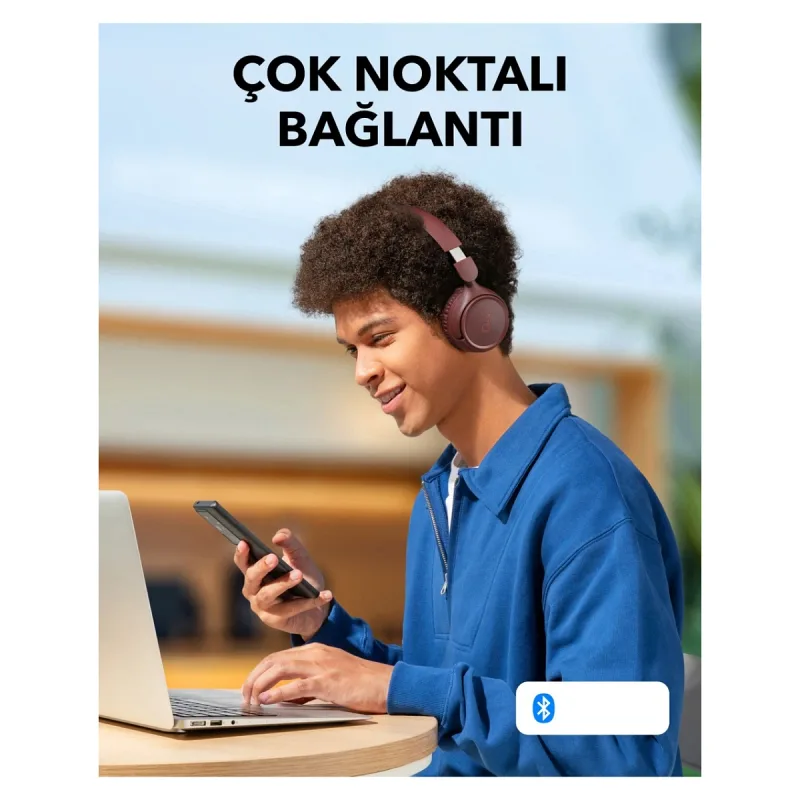 Anker SoundCore H30i Kırmızı Kulak Üstü Bluetooth Kulaklık