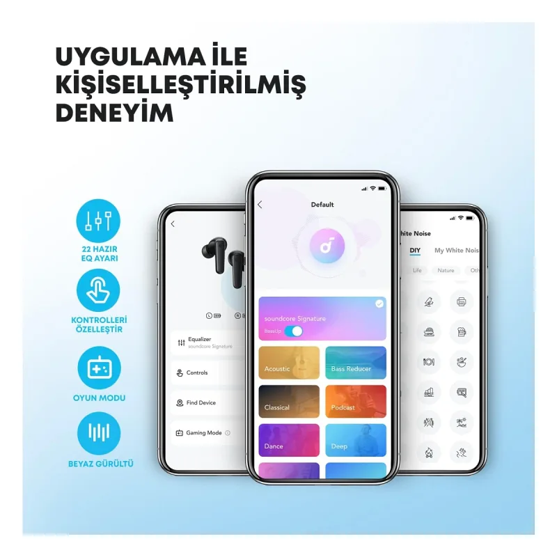 Anker SoundCore R50i TWS Beyaz Kulak İçi Bluetooth Kulaklık