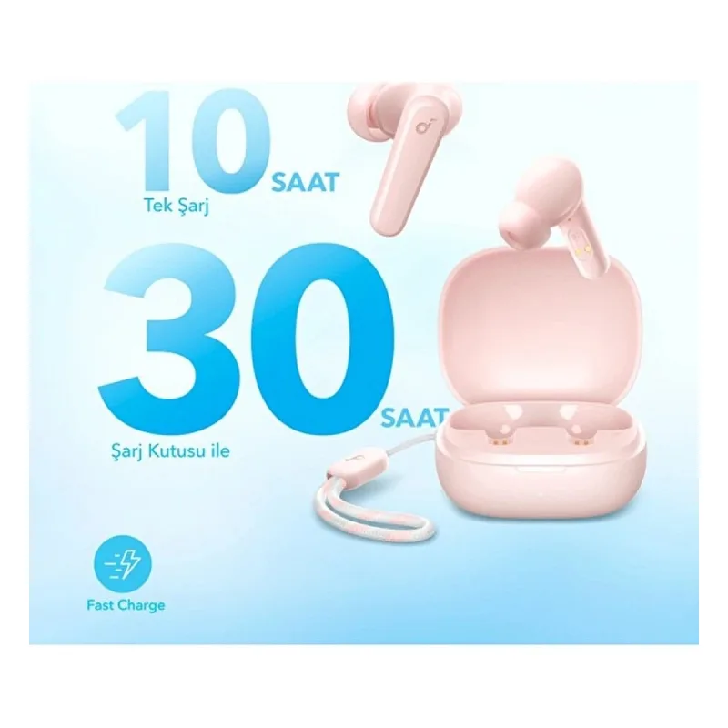 Anker SoundCore R50i TWS Pembe Kulak İçi Bluetooth Kulaklık
