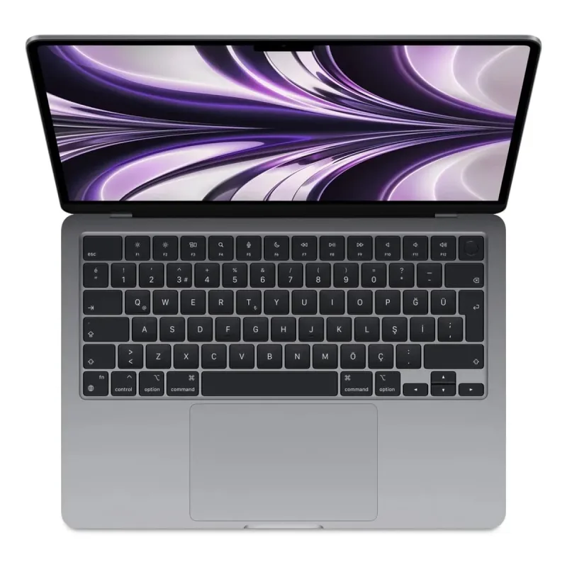 APPLE MACBOOK AİR M2 ÇİP 8GB 256GB SSD MACOS 13" TAŞINABİLİR BİLGİSAYAR UZAY GRİSİ MLXW3TU/A