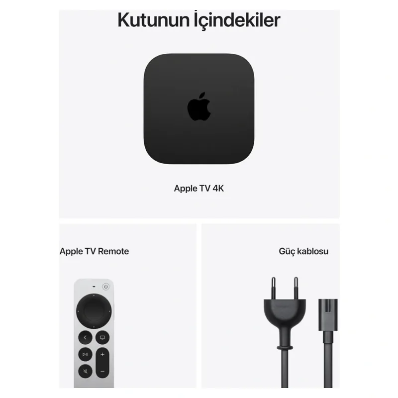 Apple TV 4K 128 GB Wİ-Fİ + Ethernet MN893TZ/A