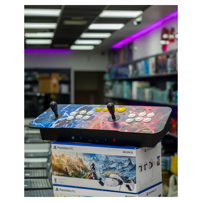 Arcade Stick Tv Oyun Konsolu Ev Tipi Pandora Box Retro 6 Saga 3D Full