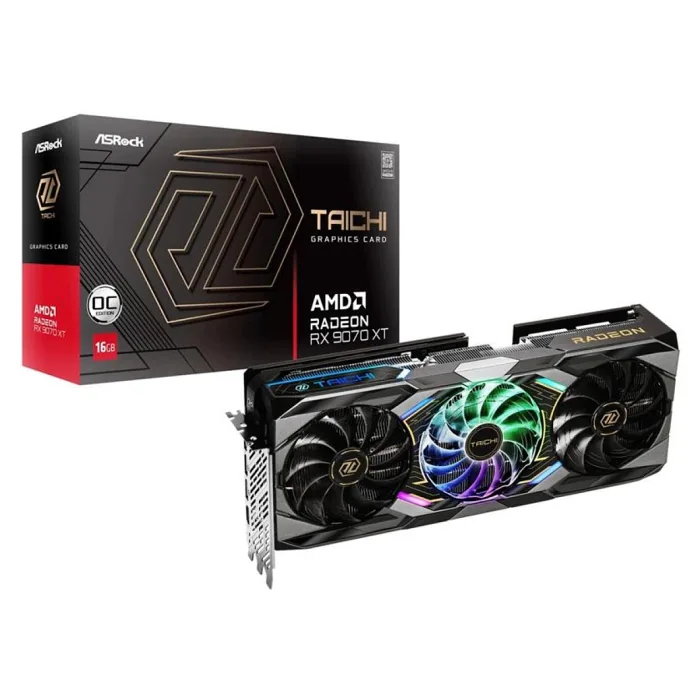Asrock RX 9070 XT Taichi OC 256 Bit GDDR6 16 GB Ekran Kartı