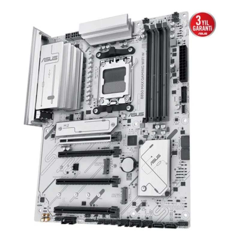 Asus B850 Max Gaming Wi-Fi W AMD AM5 DDR5 ATX Anakart