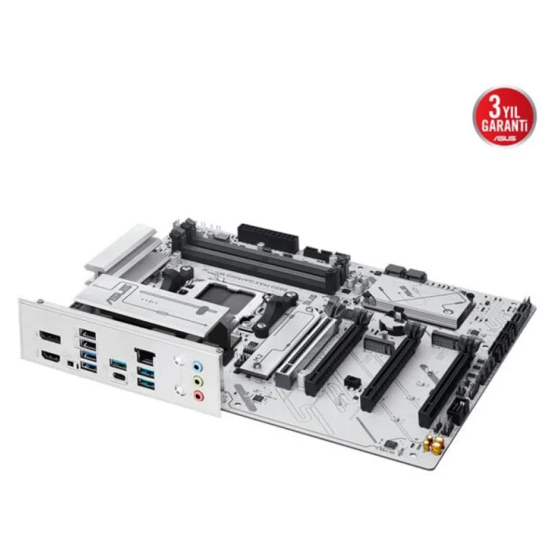 Asus B850 Max Gaming Wi-Fi W AMD AM5 DDR5 ATX Anakart