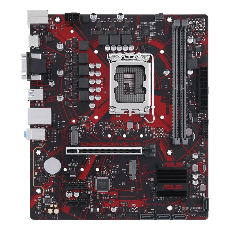 ASUS EX-B760M-V5 D4-CSM 5333MHZ(OC) M.2 1700P MATX DDR4 ANAKART