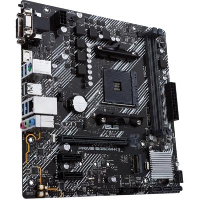ASUS PRİME B450M-K II AMD AM4 DDR4 4400 HDMI DVI VGA M2 USB 3.2 MATX