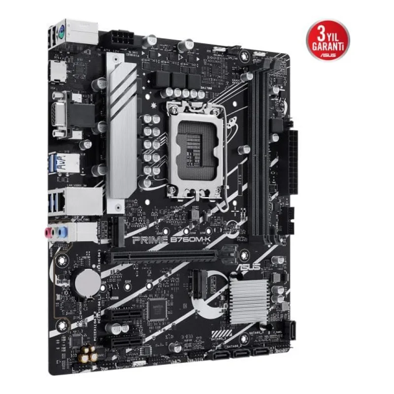 Asus Prime B760M-K Intel LGA1700 DDR5 Micro ATX Anakart