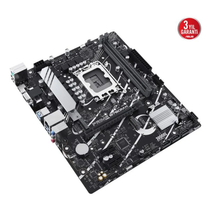 Asus Prime B760M-K Intel LGA1700 DDR5 Micro ATX Anakart