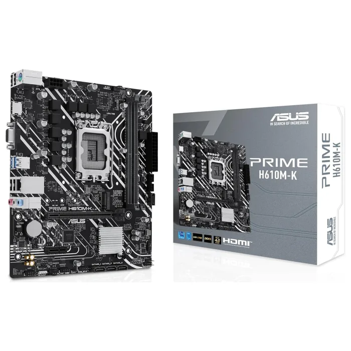 Asus Prime H610M-K ARGB Intel LGA1700 DDR5 Micro ATX Anakart