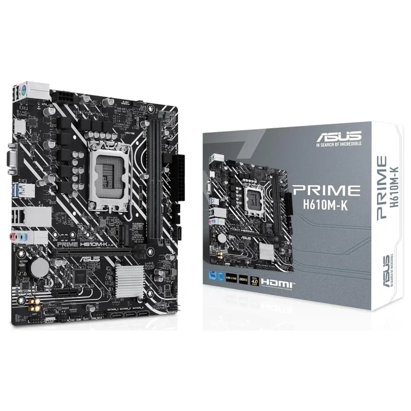Asus Prime H610M-K ARGB Intel LGA1700 DDR5 Micro ATX Anakart