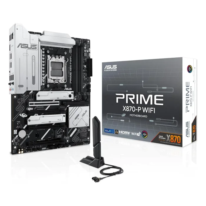 ASUS Prime X870-P 8000MHz(OC) DDR5 Soket AM5 M.2 HDMI ATX Anakart