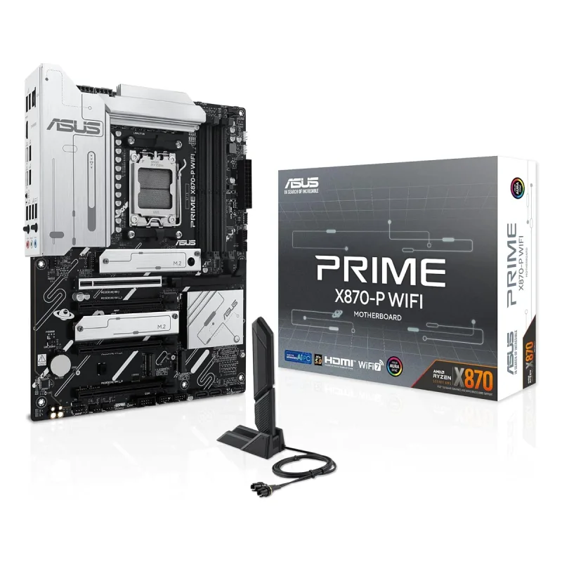 ASUS Prime X870-P 8000MHz(OC) DDR5 Soket AM5 M.2 HDMI ATX Anakart