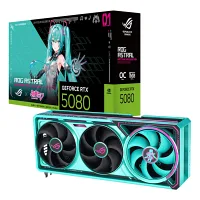Asus RTX 5080 ROG Astral OC Hatsune Miku Edition ROG-ASTRAL-RTX5080-O16G-HATSUNE-MIKU-EDITION 256 Bit GDDR7 16 GB Ekran Kartı