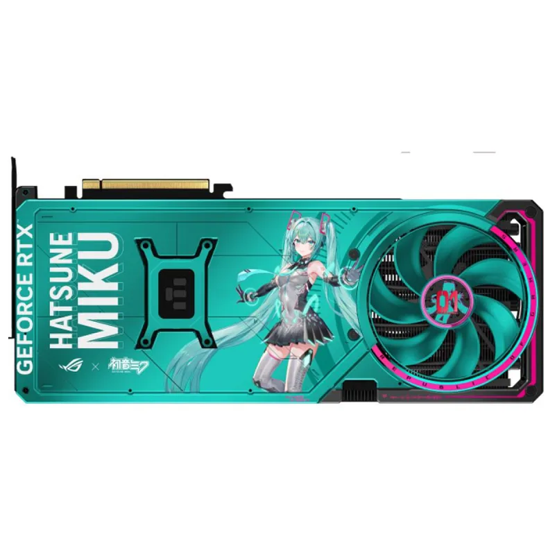 Asus RTX 5080 ROG Astral OC Hatsune Miku Edition ROG-ASTRAL-RTX5080-O16G-HATSUNE-MIKU-EDITION 256 Bit GDDR7 16 GB Ekran Kartı