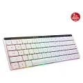 ASUS ROG Falchion RX Low Profile Red Switch RGB Kablosuz Türkçe Mekanik Beyaz Gaming Klavye