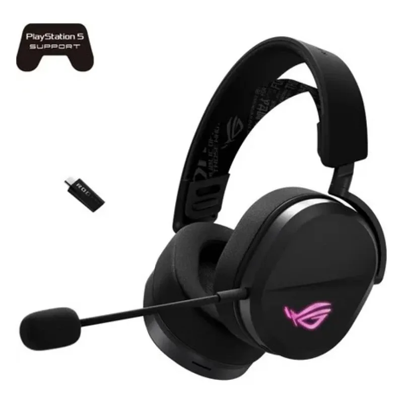 Asus ROG Pelta Siyah RGB Kablosuz Kulak Üstü Oyuncu Kulaklığı