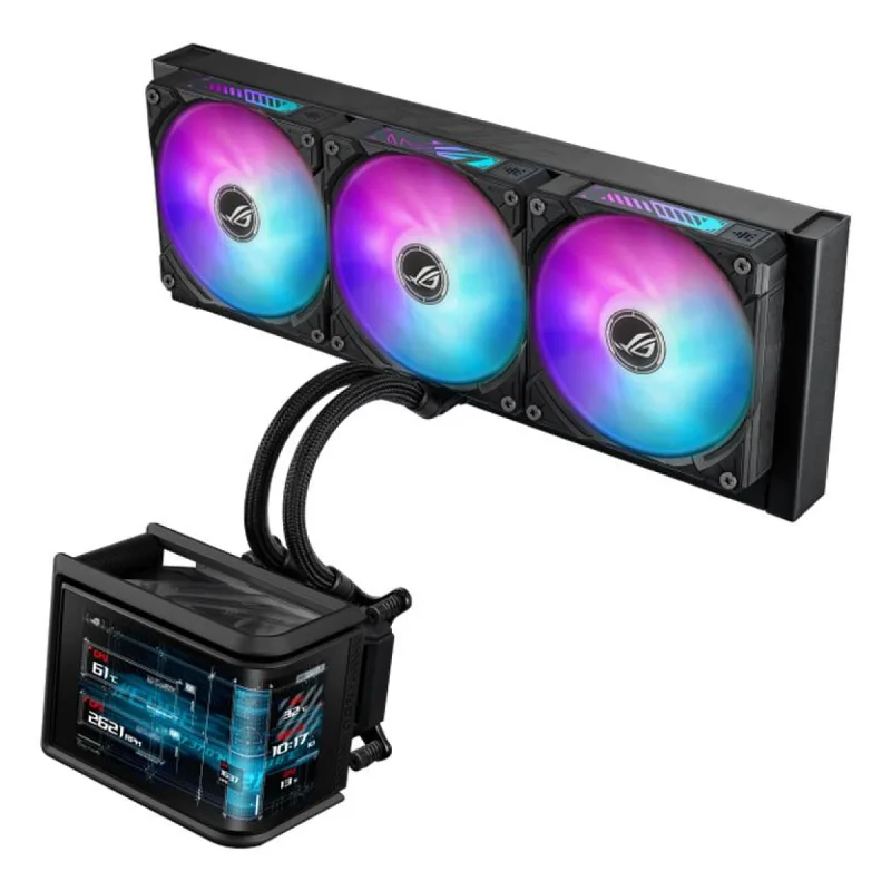 Asus ROG Ryuo IV SLC 360 ARGB 360 mm Siyah İşlemci Sıvı Soğutucu