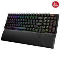 ASUS Rog Strix Scope II 96 WL/NX Snow/ABS/TR 3 Farklı Bağlantılı Wireless Türkçe Oyuncu Klavyesi