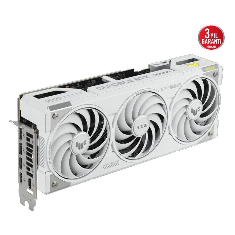 Asus RTX 5070 TI TUF Gaming White OC Edition TUF-RTX5070TI-O16G-WHITE-GAMING 256 Bit GDDR7 16 GB Ekran Kartı