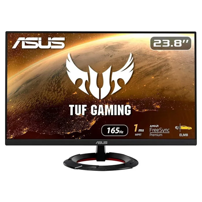 ASUS TUF GAMİNG VG249Q1R 23.8" 165HZ 1MS (HDMI+DİSPLAY) FREESYNC FULL HD IPS MONİTÖR