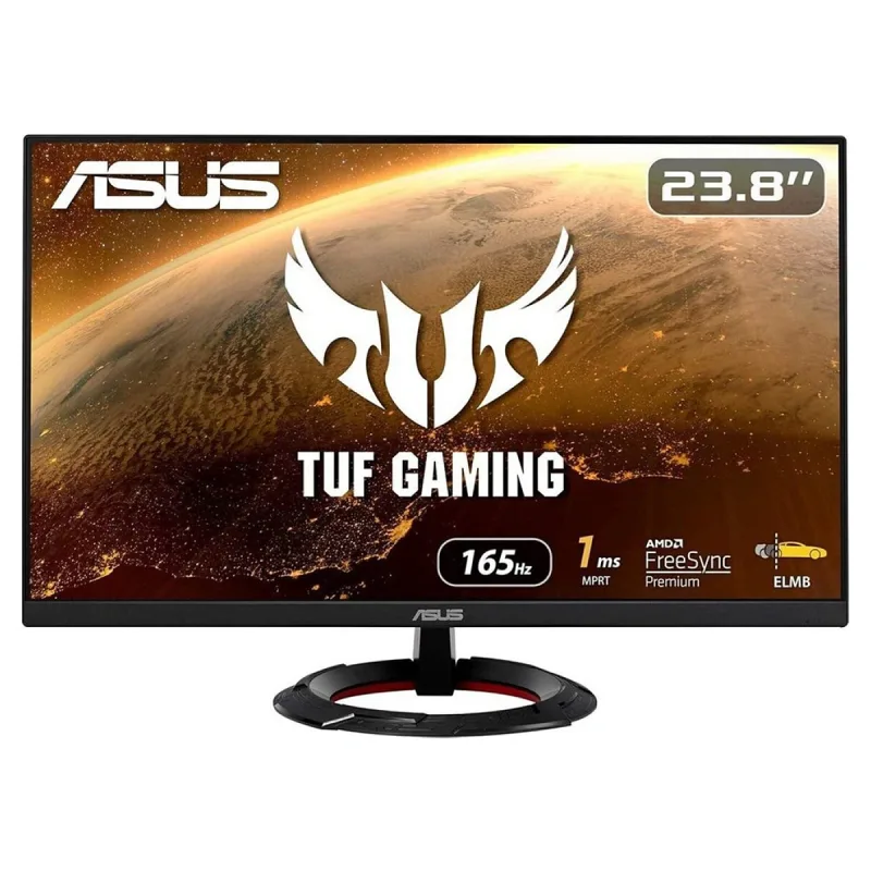ASUS TUF GAMİNG VG249Q1R 23.8" 165HZ 1MS (HDMI+DİSPLAY) FREESYNC FULL HD IPS MONİTÖR