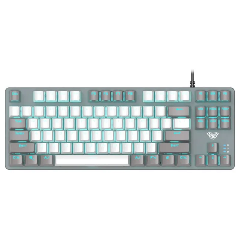 Aula F3287 Blue Switch Kablolu Mekanik Oyuncu Klavyesi