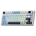 Aula F75 Max Mekanik RGB TKL Reaper Switch Kablosuz Makrolu Hot Swap Klavye Lacivert