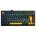 Aula F75 Mekanik Rgb Tkl Gray Switch Kablosuz Makrolu Hot Swap Klavye Siyah