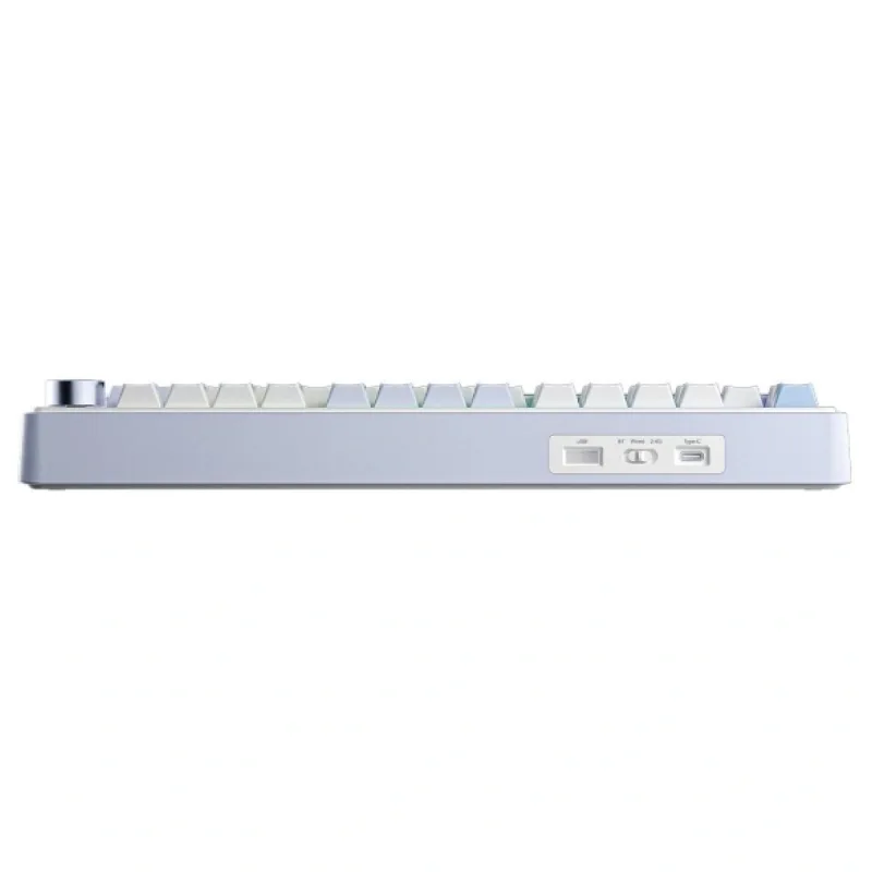Aula F75 Mekanik RGB TKL Gray Switch Kablosuz Makrolu Hot Swap Klavye Buz Mavisi