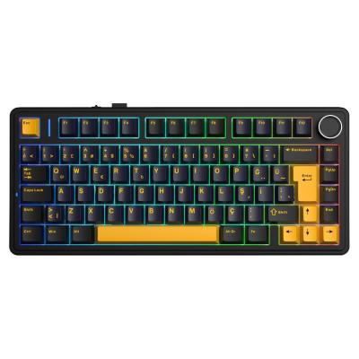 Aula F75 Mekanik RGB TKL Hot Swap GrayWood V4 Switch Kablosuz Makrolu Türkçe Q Klavye Siyah Aula F75 Mekanik RGB TKL Hot Swap GrayWood V4 Switch Kablosuz Makrolu Türkçe Q Klavye Siyah Aula F75 Mekani