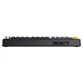 Aula F75 Mekanik RGB TKL Hot Swap GrayWood V4 Switch Kablosuz Makrolu Türkçe Q Klavye Siyah