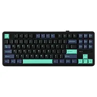 Aula F87 PRO Mekanik RGB TKL GrayWood V4 Switch Kablosuz Makrolu Hot Swap Klavye Siyah