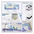 Aula F99 3 Modlu RGB Hot Swap Mekanik Reaper Switch Kablosuz Makrolu Klavye Mavi