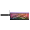 Aula Hero 68 HE Manyetik Klavye Rapid Trigger Dragon King Switch 8000Hz RGB Neon TKL Hot Swap Oyuncu Klavyesi Kırmızı