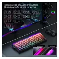 Aula Hero 68 HE Manyetik Klavye Rapid Trigger Dragon King Switch 8000Hz RGB Neon TKL Hot Swap Oyuncu Klavyesi Kırmızı
