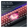 Aula Hero 68 HE Manyetik Klavye Rapid Trigger Dragon King Switch 8000Hz RGB Neon TKL Hot Swap Oyuncu Klavyesi Kırmızı