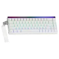Aula Hero 68 HE Manyetik Klavye Rapid Trigger Meteor Switch 8000Hz RGB Neon TKL Hot Swap Oyuncu Klavyesi Beyaz