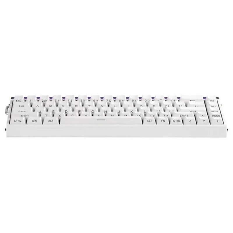 Aula Hero 68 HE Manyetik Klavye Rapid Trigger Meteor Switch 8000Hz RGB Neon TKL Hot Swap Oyuncu Klavyesi Beyaz