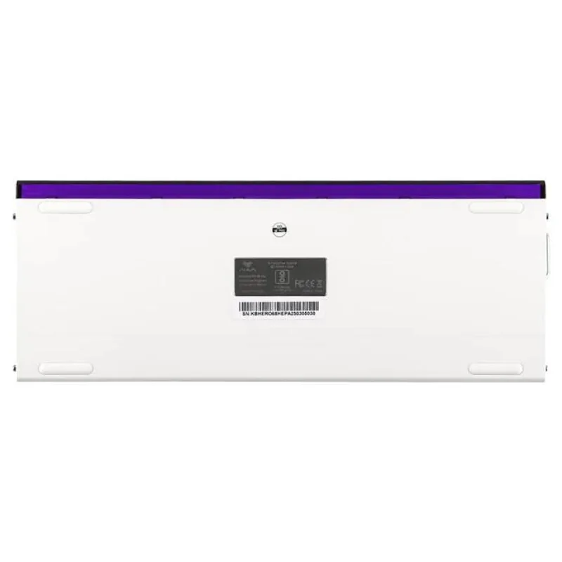 Aula Hero 68 HE Manyetik Klavye Rapid Trigger Meteor Switch 8000Hz RGB Neon TKL Hot Swap Oyuncu Klavyesi Beyaz