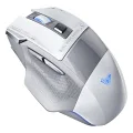 Aula S12 Pro Beyaz Makrolu Ergonomik Optik Kablolu Oyuncu Mouse