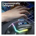 Aula S12 Pro Siyah Makrolu Ergonomik Optik Kablolu Oyuncu Mouse