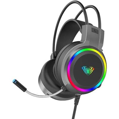 AULA S608 RAİNBOW 3.5MM + USB-A GAMİNG OYUNCU KULAKLIĞI