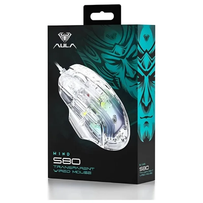 Aula S80 RGB Optik Kablolu Oyuncu Mouse