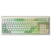 Aula S99 Retro Yeşil RGB %96 Kablolu/Kablosuz Oyuncu Klavyesi