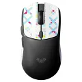 Aula SC580X LightWeight Siyah Şarjlı Makrolu Ergonomik Optik Kablolu/Kablosuz Oyuncu Mouse