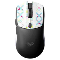 Aula SC580X LightWeight Siyah Şarjlı Makrolu Ergonomik Optik Kablolu/Kablosuz Oyuncu Mouse